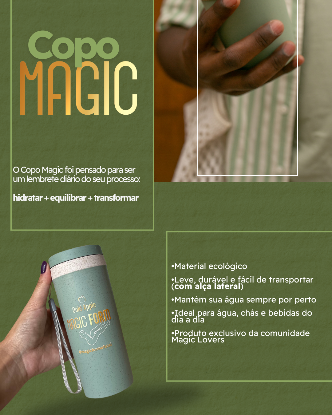 Copo Magic 💚 | ECOLÓGICO