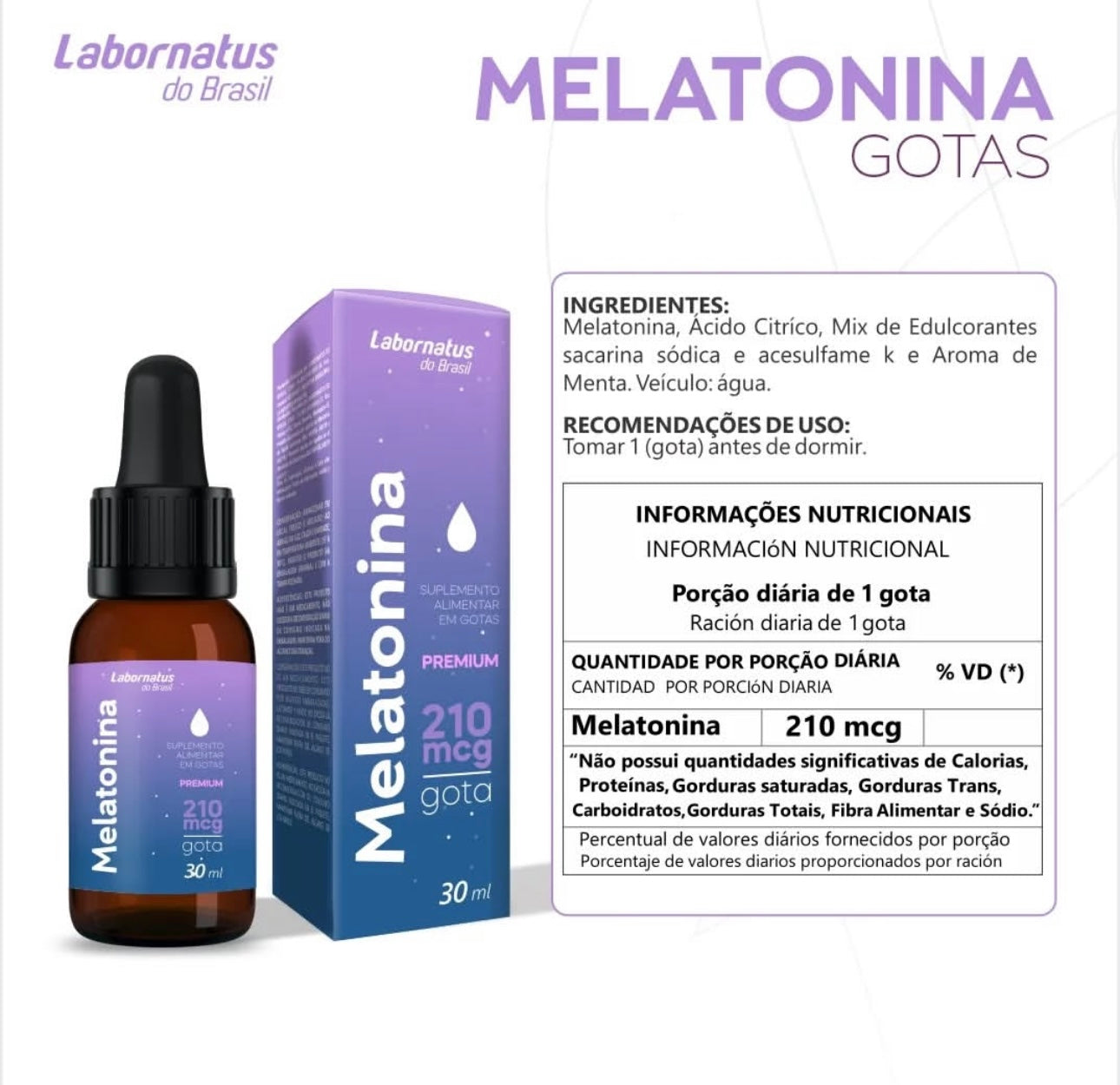 Melatonina Gotas